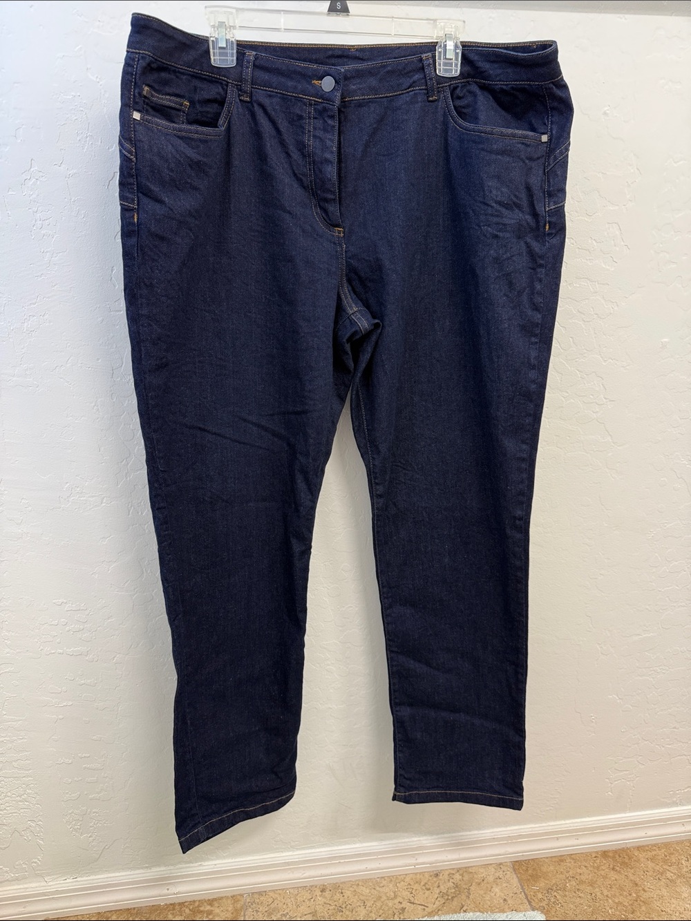 Marina Rinaldi Dark Blue Women's Stretch Denim Jeans